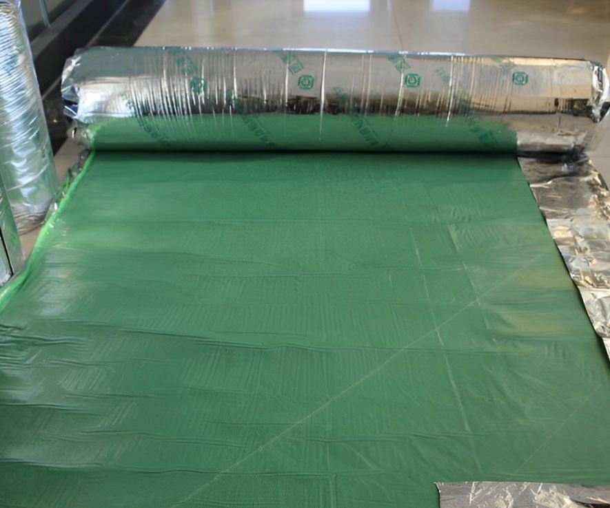 Strong Cross Laminated Film HDPE Self-adhesive Bitumen Waterproofing Membrane